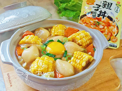 和風水晶餃玉米鍋